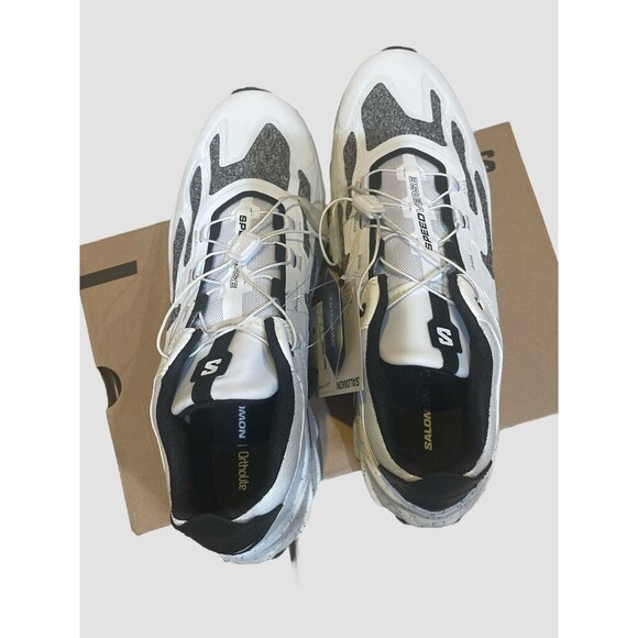 Salomon Speedverse Athletic Sneakers PRG White Vanilla Size 10.5US Men’s NIB - Picture 6 of 9